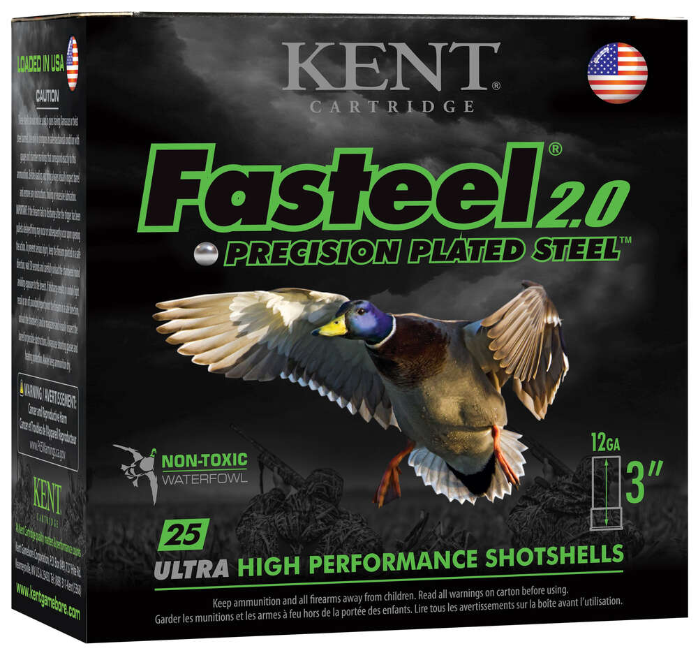 Ammunition Kent Cartridge 1 3/8 oz 12Gauge KENT K1235FS40BBB FASTSTL 12 3.5 BBB ST 13/8 25/10